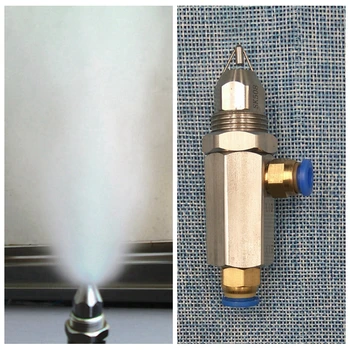 

304SS ultrasonic spray nozzle, Dry Fog Humidified Mist Nozzle, Fine mist Dust control nozzle used in dust suppression system