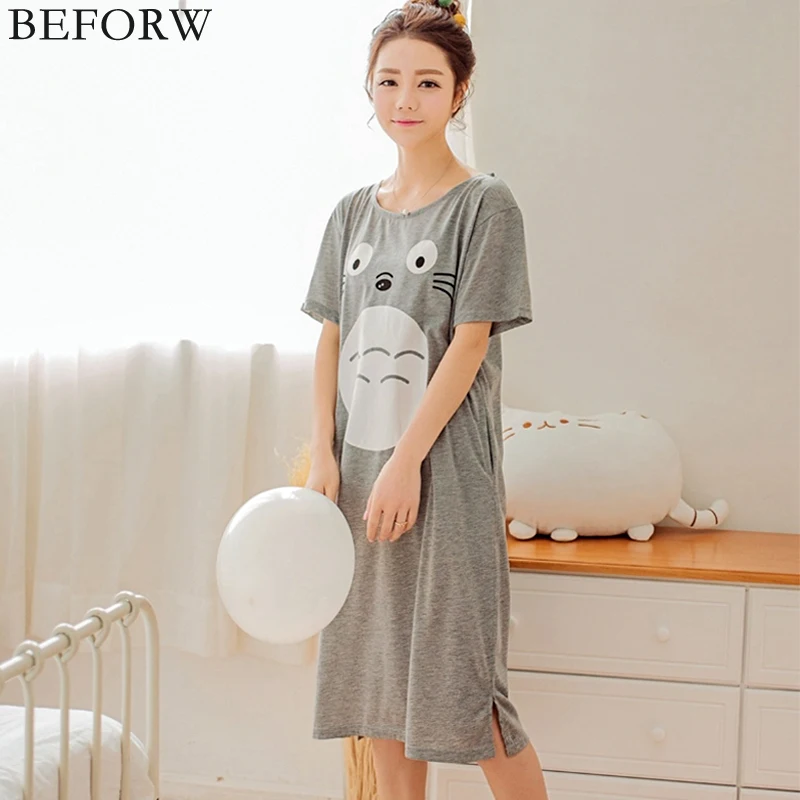 soft short nightgowns