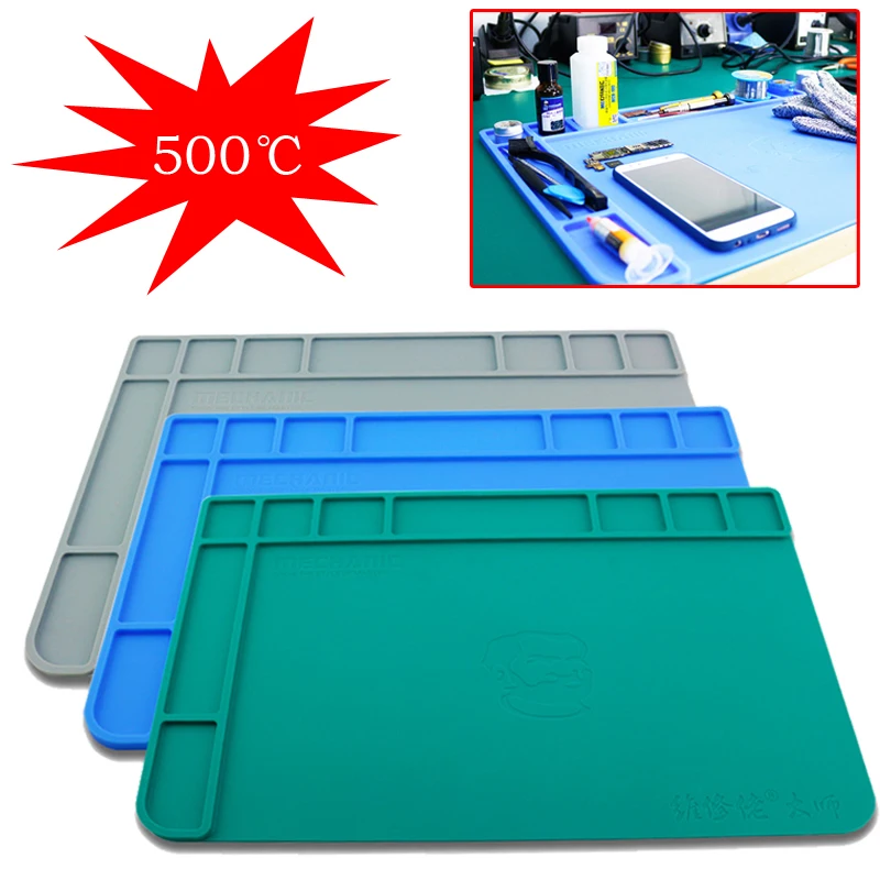 Large Size Soldering Mat Heat Insulation Pad Working Mat BGA Soldering
