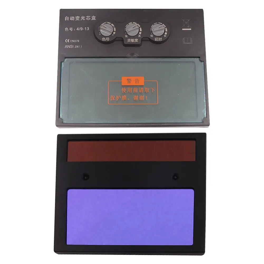 

Shield Lithium Battery Solar Automatic Darkening Electric Welding Mask/helmets Face Mask Welder Goggles/welding Mask's Filter