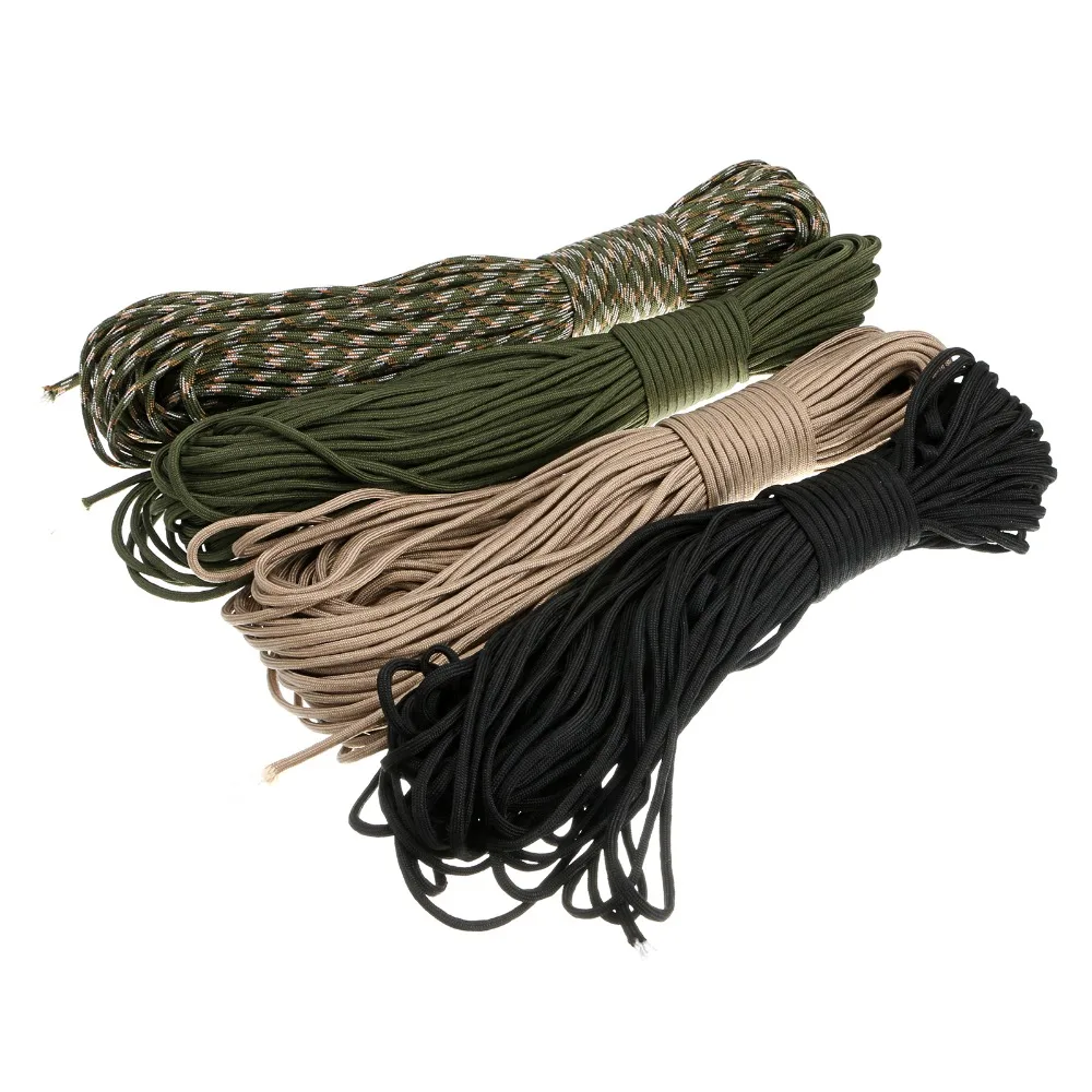 

100ft 550 Paracord Parachute Cord Lanyard Rope Mil Spec Type III 7 Strand