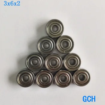 

FREE SHIPPING 10PCS 3X6X2mm SMR63C W2 ZZ A7 Stainless Steel Hybrid Ceramic Fishing Reel Bearings By GCH
