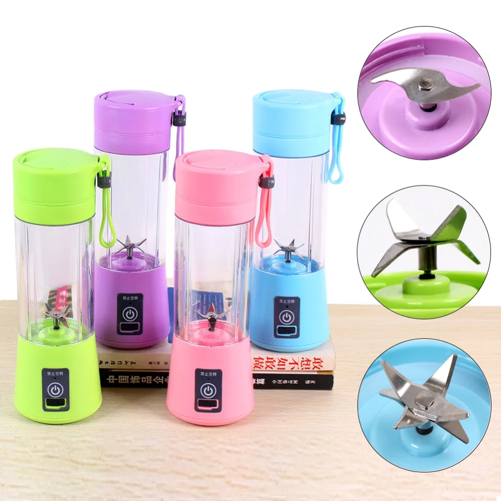 Kaufen Hand Tragbare Mixer Mixer USB Lade Modus Kleine Mini Entsafter Extractor Haushalt Schneebesen Obst Saft Maschine Smoothie Maker