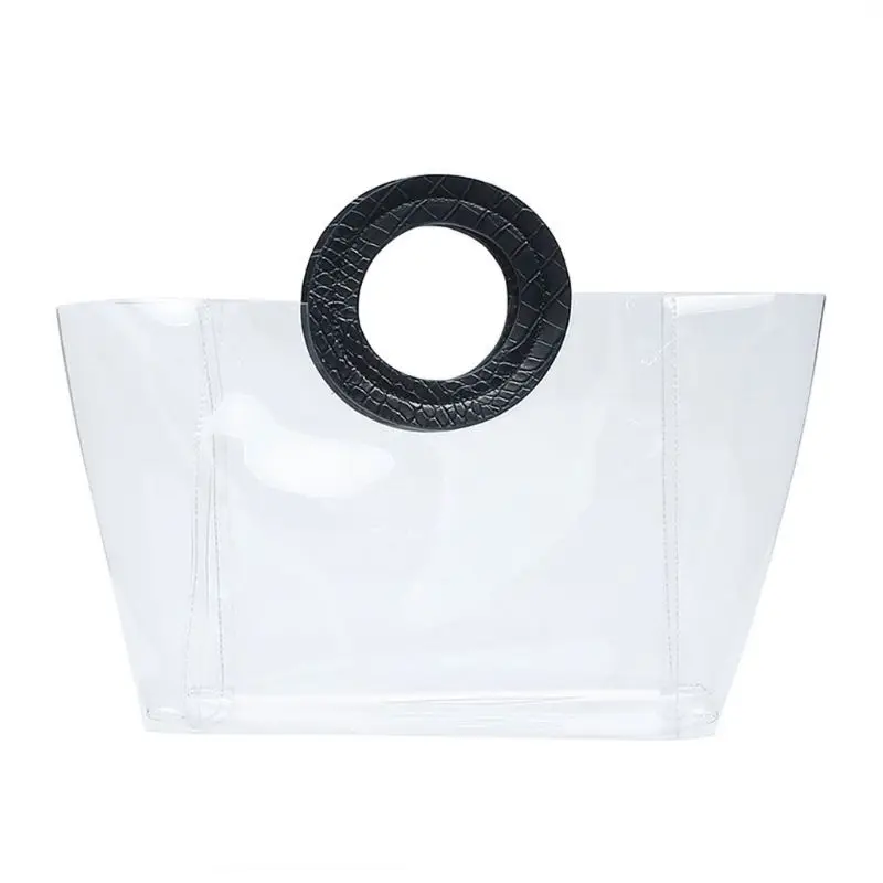 

Women Transparent Handbags Fashion Beach Bags Summer Casual Handbags