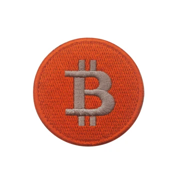 

BTC Bitcoin Coin Logo Patch Embroiderd Applique Collection Cloth Badge