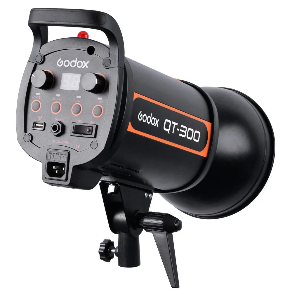 Godox qt серии QT300 300WS высокоскоростная фотостудия стробоскоп вспышка моделирование свет рециркуляции времени 0,05-1,2 s 300 W