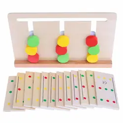 Новое поступление деревянная детская игрушка montessori sensorial Материал Цвет сортировки игры Ранние обучающие игрушки для детей