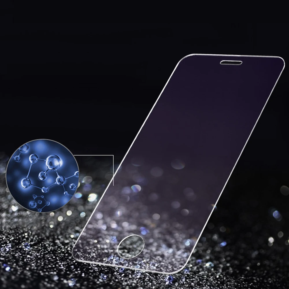 ZLNHIV анти синий свет для iphone XS MAX закаленное стекло X XR 7 8 plus 6 6S 5 5S SE 5C защиты экрана