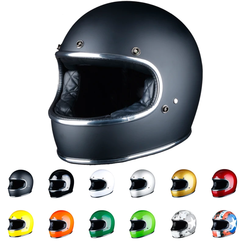 2019 Томпсон мото rcycle шлем cascos para moto Полный лица casco винтажный jet capacetes de ciclista off road |