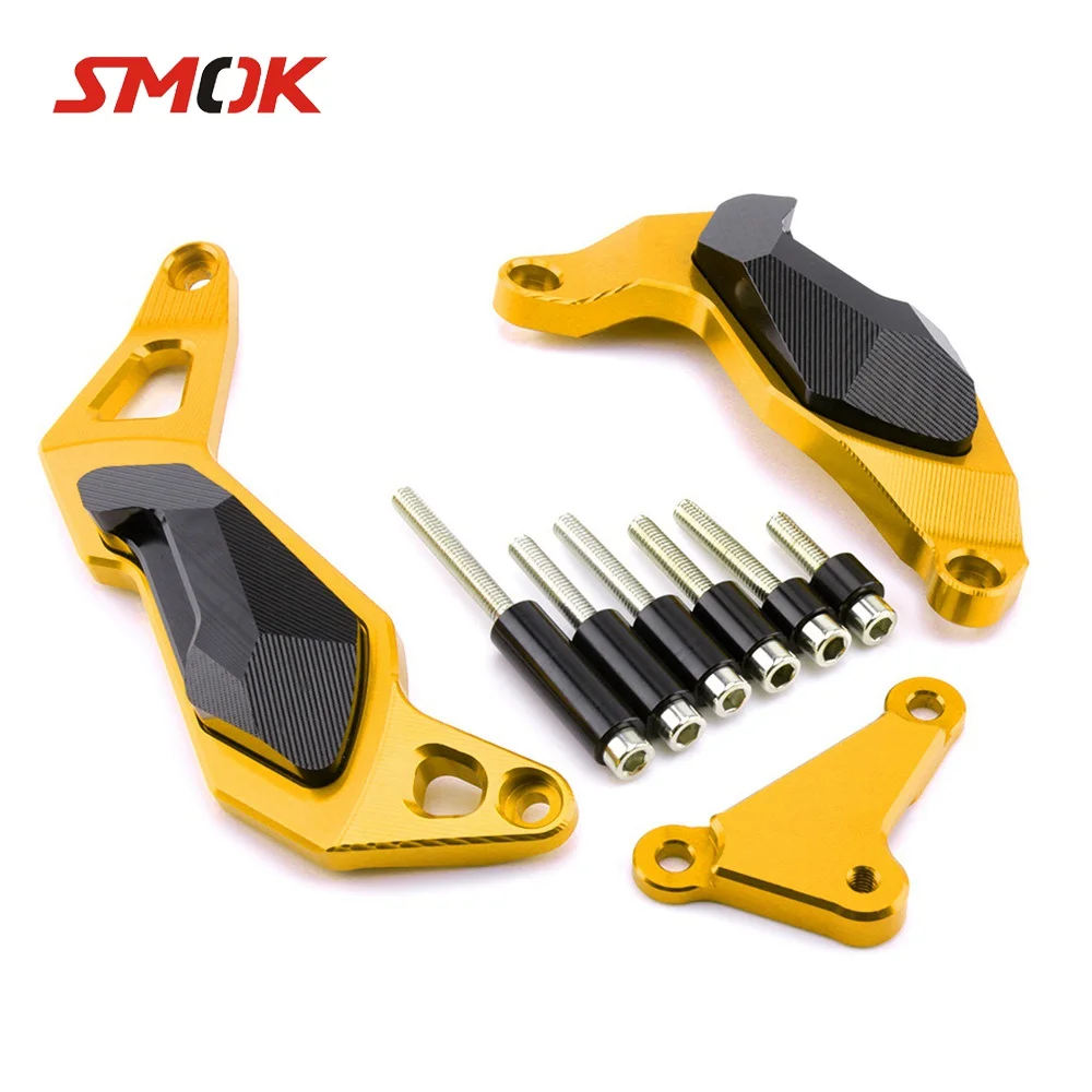 Алюминиевая защита двигателя SMOK CNC для мотоцикла защитная крышка ползунок от