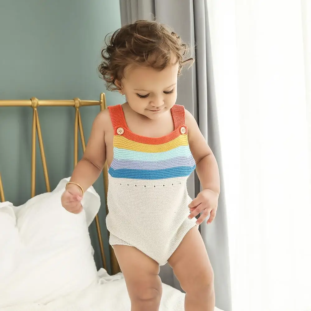 Newborn Baby Bodysuits Spring Summer Infant Boys Girls Onesie Body Tops Sleeveless Kids Bebes Jumpsuits Children's Costumes 0-2Y