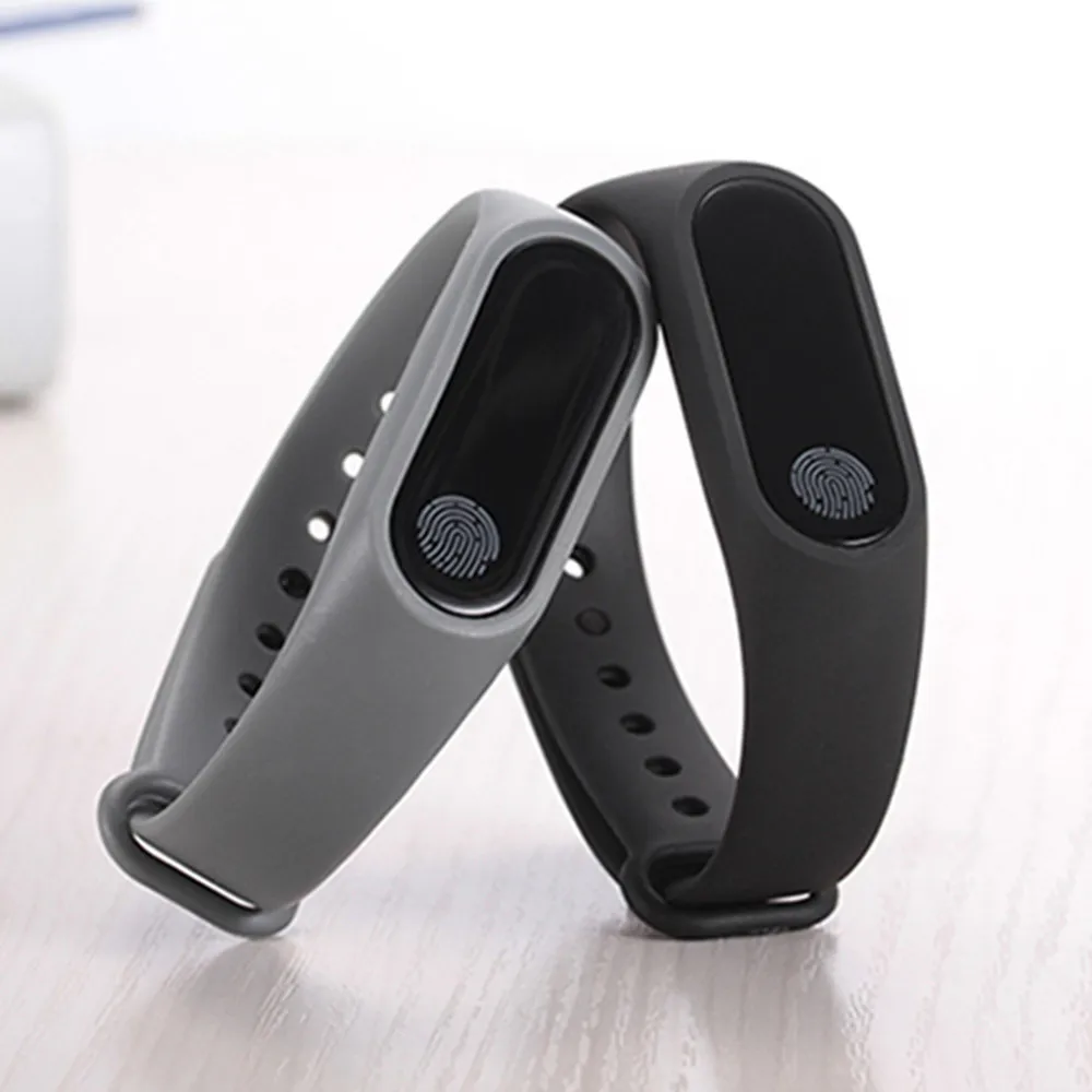 

M2 Heart Rate Sleep Clock Monitor Smart Wristband Bracelet fitness Band Watch OLED Tracker For IOS phone PK Xiaomi mi band 3 2