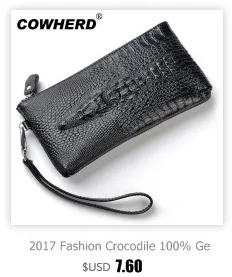 Genuine Leather Women Coin Purse Double Zipper Mobile Bag Lady Clutch Wristlet Bags, easy for carry clutches, Wholesale