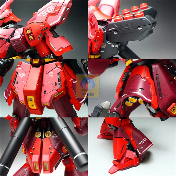 Японская Bandai оригинальная модель Gundam MG 1/100 SAZABI NEO ZEON MSN-04 Ver. Ka модель робота Unchained мобильный костюм детские игрушки