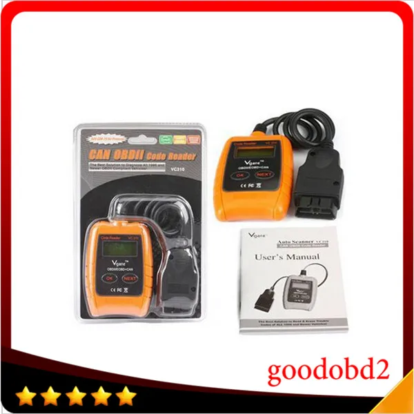 

Auto Car Care Memoscanner automobile Diagnostic Tool Vgate VC310 Compact Universal ODBII Auto Scanner Code Reader