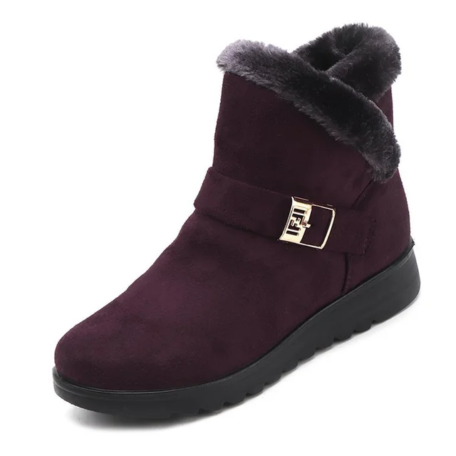 Buy Europe Women Boots 2018 Winter Short Snow Boot