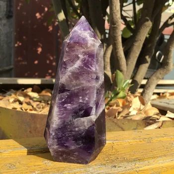

Natural Purple Quartz Crystal Point Dream Amethyst rock crystal polytope points
