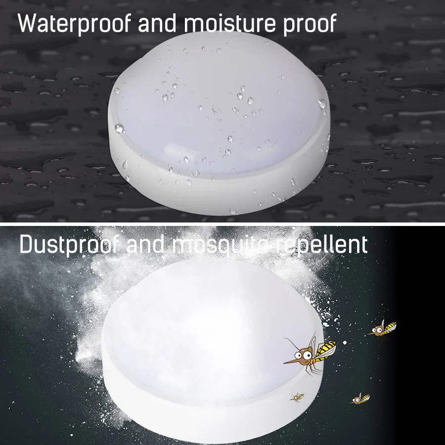  LED Ceiling Lamp Bathroom Ceiling Light 100-265V Surface Mounted Waterproof Light 16W/20W Indoor Ou - 32993613505
