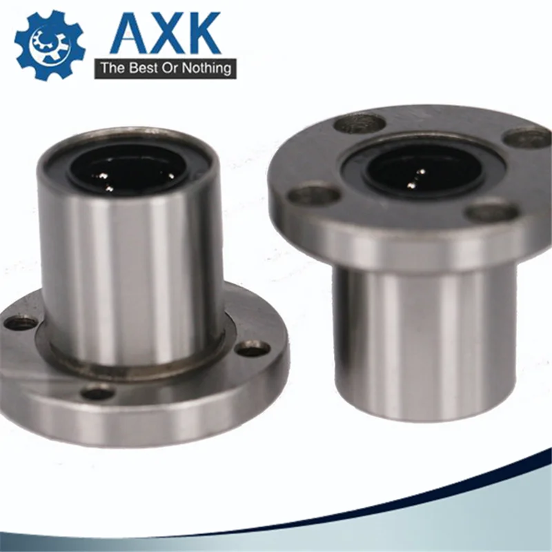 Free Shipping 2pcs/lot LMF10UU 10mm flange linear ball bearing for 10mm linear shaft CNC