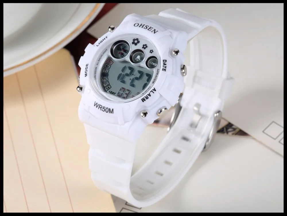 New Ohsen Unisex Watch Fashion Casual Watches Relogio Masculino Students Sports For Men Women Water Resistant Alarm Wristwatches (20)