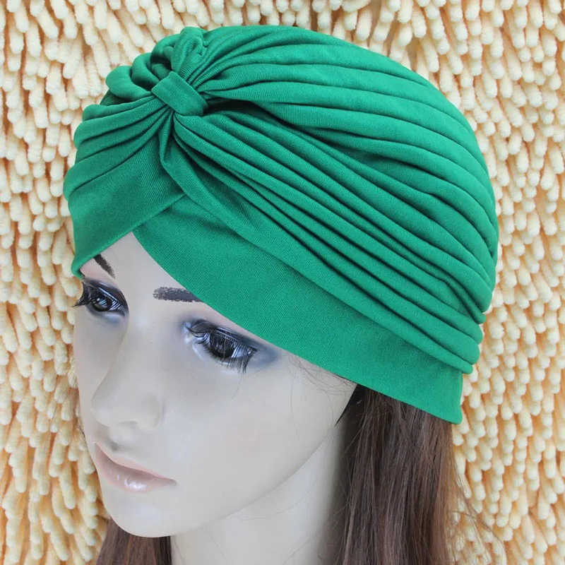 Women Winter Autumn Warm Hat European Female Beanie Cap High Stretch Turban Girls Fashion Indian style Head Hats Warmer CP0085 (5)
