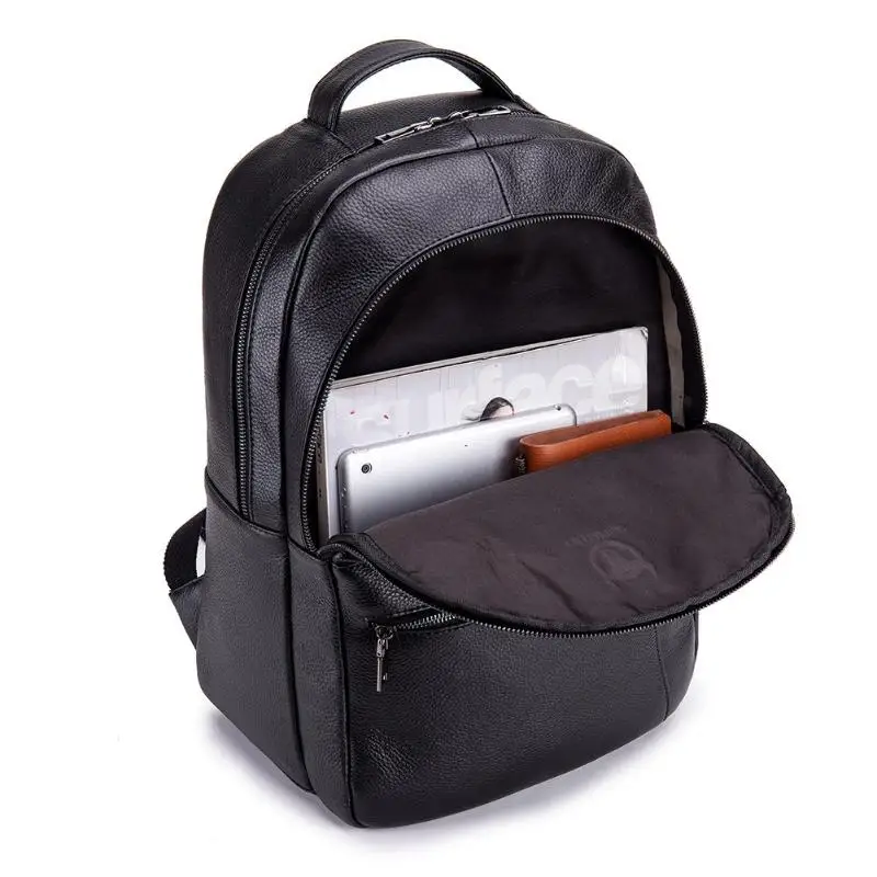 Известный бренд Анти-Вор путешествия рюкзак для мужчин из натуральной кожи большой водонепроницаемый рюкзак бизнес ноутбук рюкзак школьные сумки