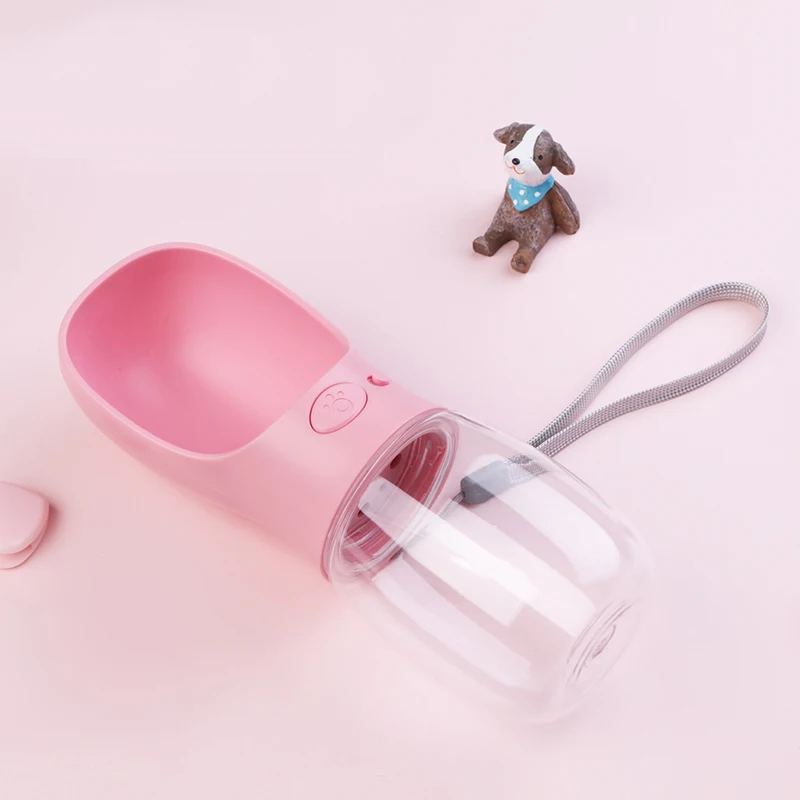 

Portable pet dog water bottle small and large dog travel bottle, dog and cat drinking bottle, pet supplies PW007