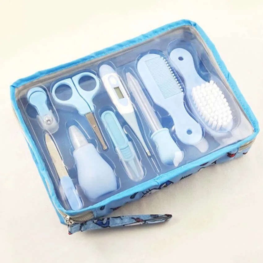 Baby Grooming Set Baby Healthcare Kit Newborn Essential Daily Care for Infant Manicure Set for Baby Health Care Product 9Pcs/Set