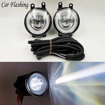 

Car flashing 1Set/pair 12V Car LED Angel Eyes DRL Fog Light Lamp DRL Daytime Running Light For Toyota Prius 2005-2013