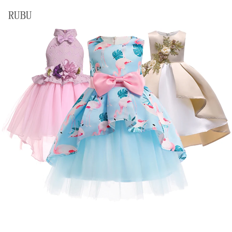 Платье для девочек летние детские платья для девочек, костюм принцессы детская одежда для малышей пачка для детей 3, 4, 5, 6, 7, 8, 9, 10 лет