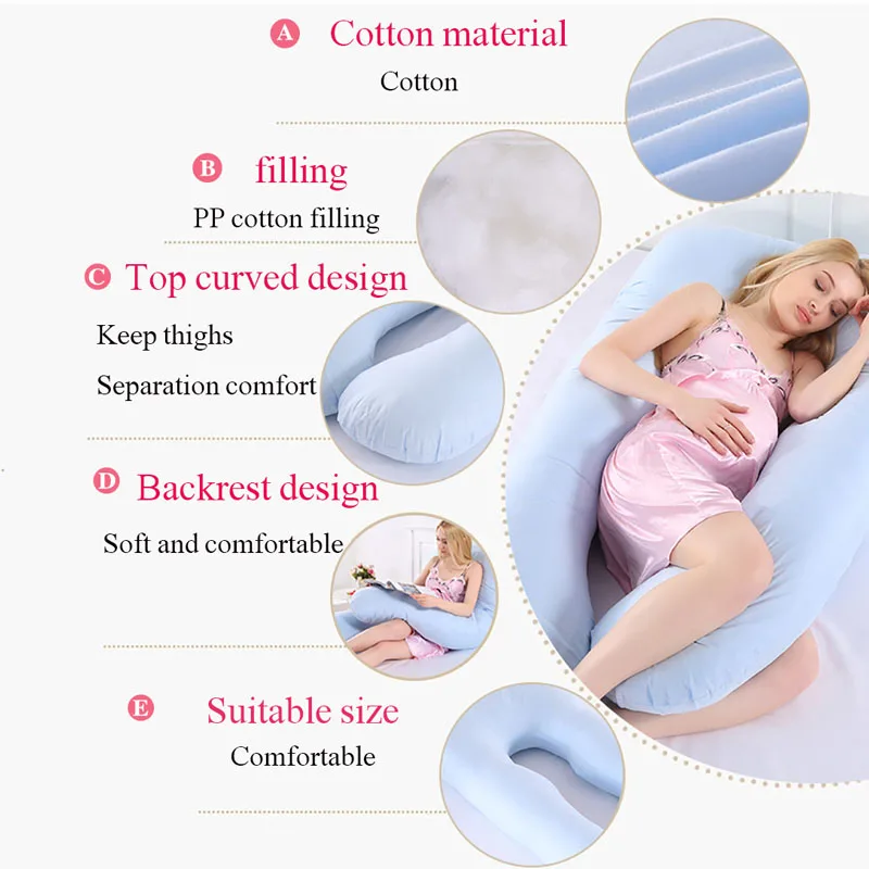 New Sleeping Support Pillow For Pregnant Women Body Cotton