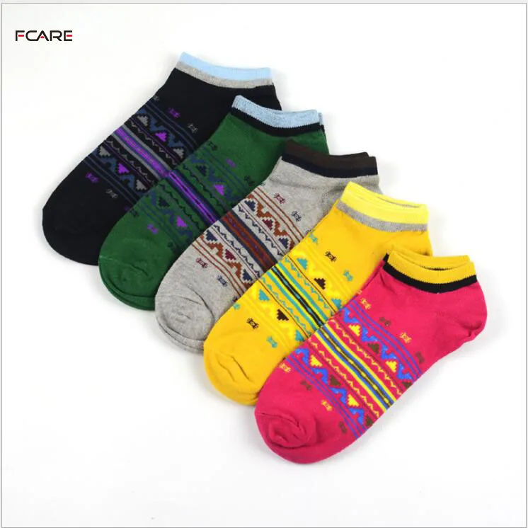 Fcare 16 шт. = 8 пар; ; модные носки; мужские тканые носки с узором; шлепанцы; Летние вязаные носки; толстые носки с антибиотиком