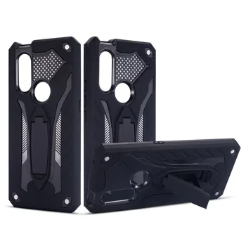

Slim Hybrid Phone Case For Vivo V15 Tough Armor Silicone+PC Shockproof Back Cover For Vivo V15 Pro With Stand Coque