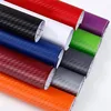 127cmx10/20cm 3D Carbon Fiber Vinyl Car Wrap Sheet Roll Film Car Sticker Motorcycle Decals Car Styling Interior Accessories ► Photo 3/6