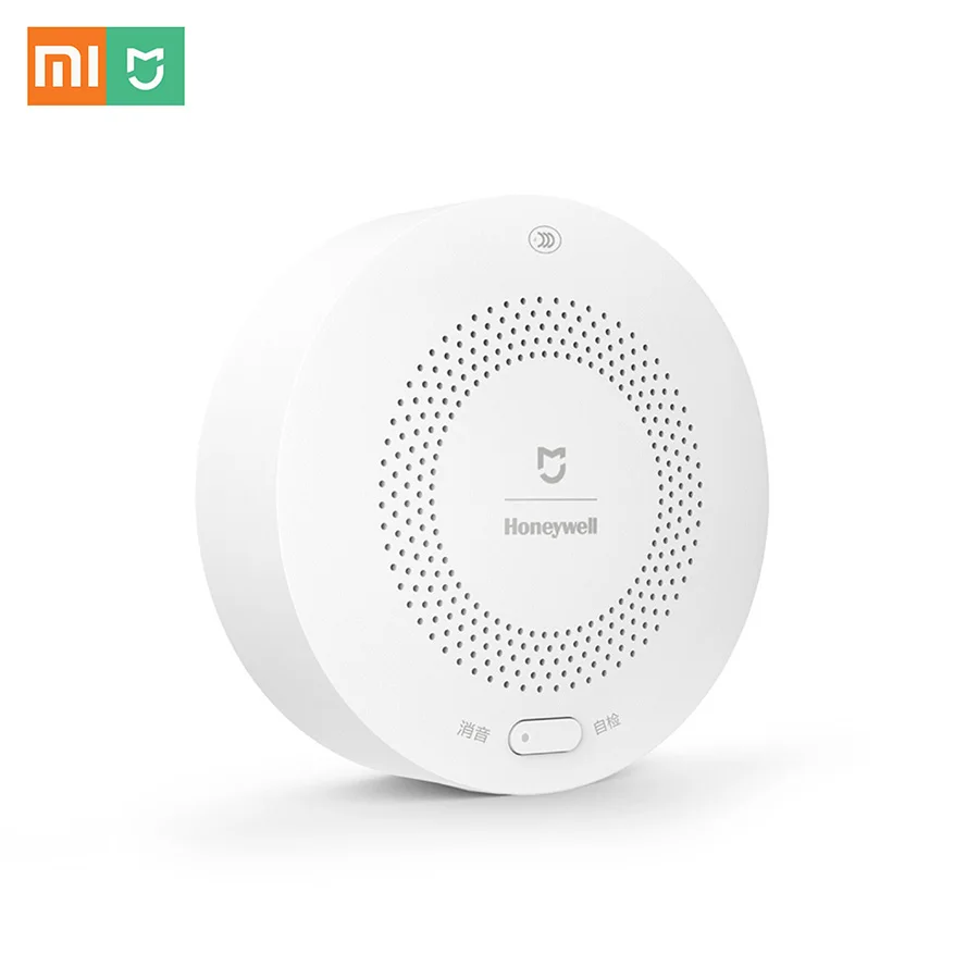 Xiaomi Mijia Honeywell умная газовая сигнализация CH4 мониторинг потолка и настенный легко установить тип Mihome приложение Дистанционное соединение - Цвет: Белый