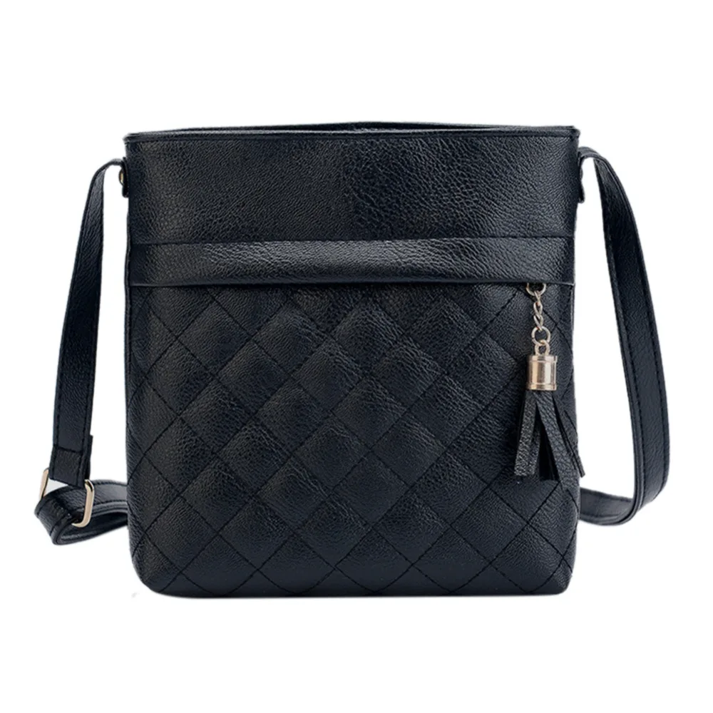 New Fashion Women PU Leather Shoulder Bag Brand Design Handbag Ladies Solid Tassel Messenger Crossbody Bags High Quality New Fashion Women PU Leather Shoulder Bag Brand Design Handbag Ladies Solid Tassel Messenger Crossbody Bags High Quality