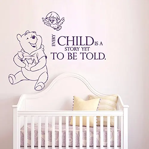 wall decals quotes winnie the pooh quote vinyl sticker nursery room