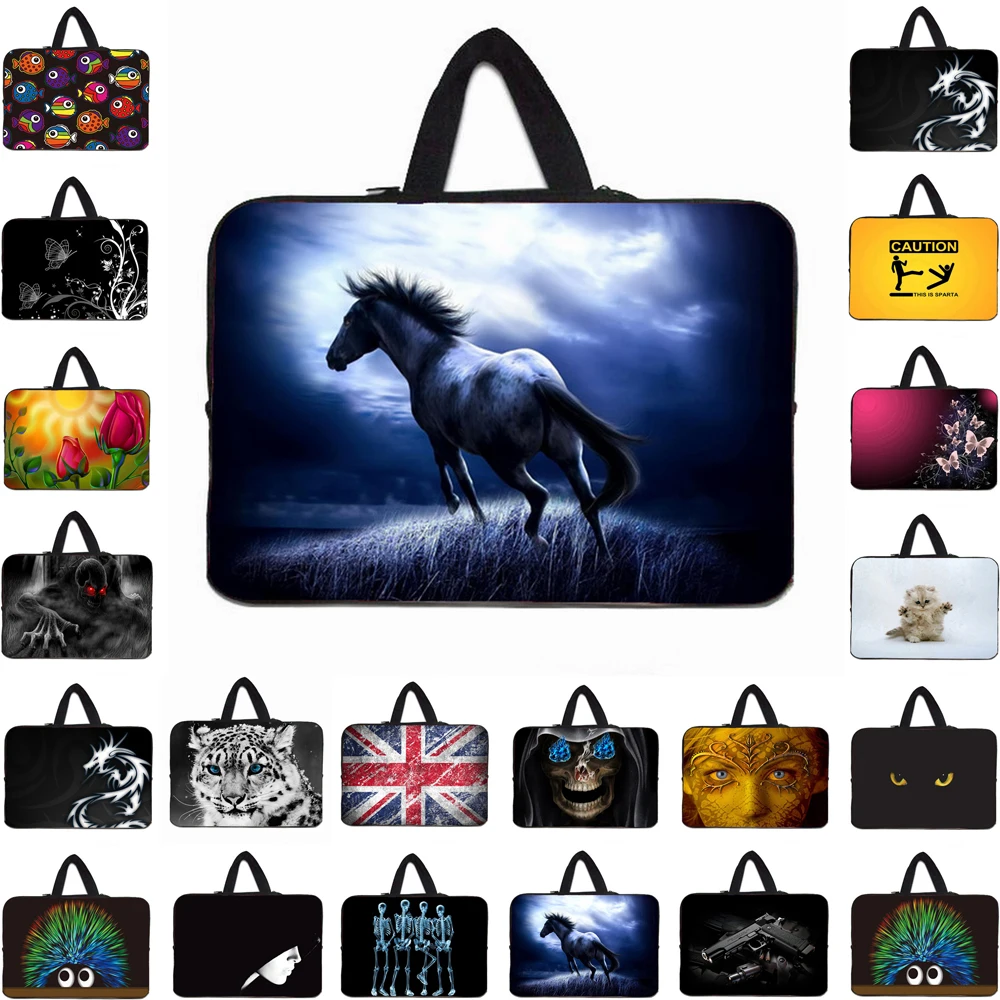 

Viviration Universal Funda Portatil Bolsas Print Customized Neoprene Handle Bag For 10/12/13/14/15/17 inch Laptop Portable Cover