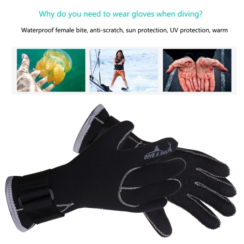 

Swim Gloves Scuba Dive Gloves 3MM Neoprene Anti Scratch Keep Warm Wetsuit Snorkeling Equipment Winter Swim Spearfishing