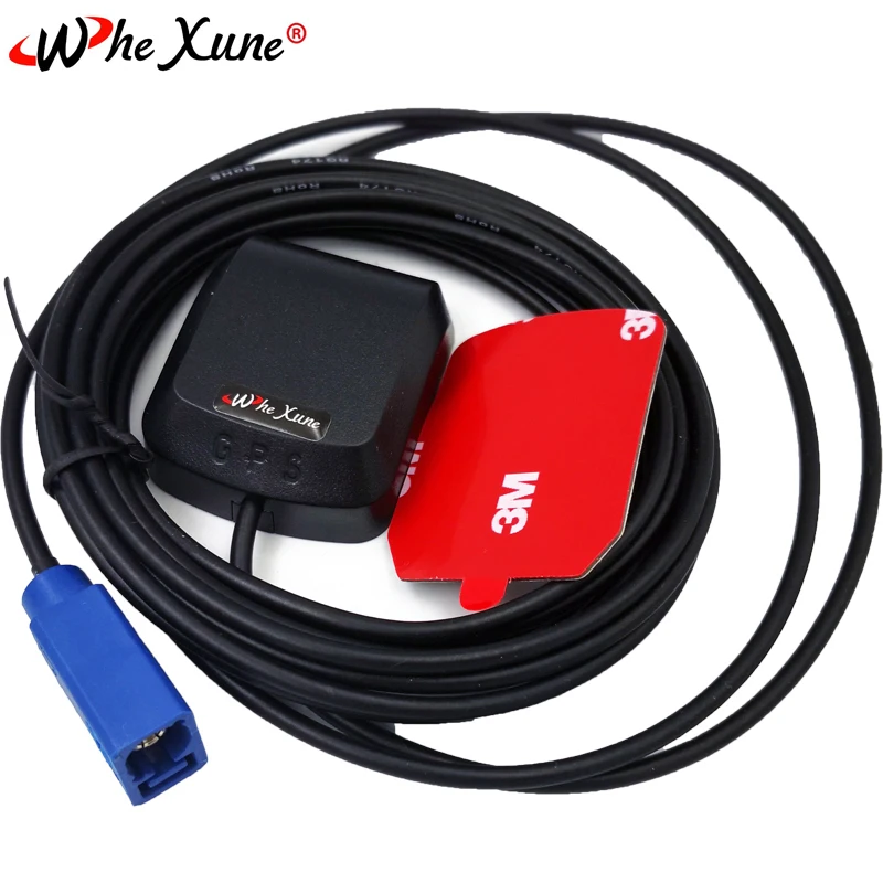 

WHEXUNE 3 Meters Straight Car GPS antenna FAKRA-C interface Beidou dual mode for BMW / Mercedes / Honda / Toyota/Audi/Volkswagen