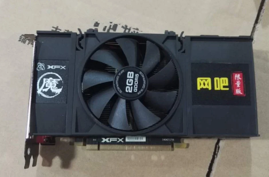  For XFX R7 260X 2G 128bit DDR5 PCI-E 3.0 Desktop Game Graphics DVI + VGA + HDMI  Used original 