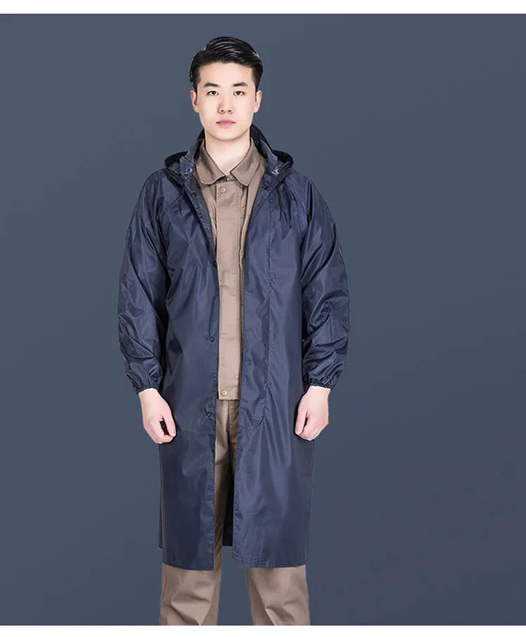 Men Raincoat Waterproof Hooded Rain Coat Construction Labor Work Clothing Fishing Motorcycle Bicycle Unisex Workwear  (8)