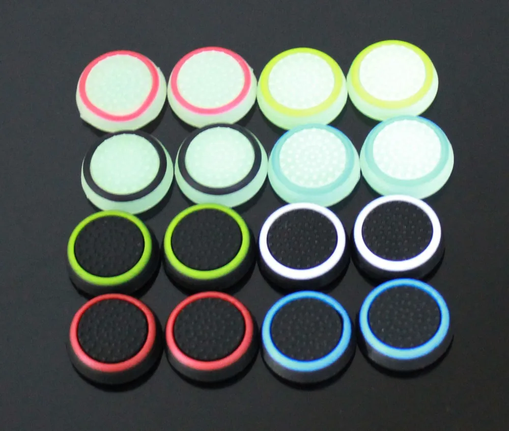 100 шт./лот, силиконовый цветной колпачок, джойстик для sony, PS4, PS3, Xbox 360, Xbox one, игровой контроллер, аксессуары