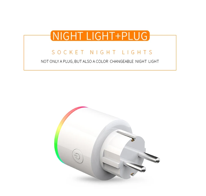 KROOKROO EU LED Smart Plug Wifi Smart Monitor Socket Power Energy Monitoring Timer With Google Home Mini Alexa IFTTT KROOKROO EU LED Smart Plug Wifi Smart Monitor Socket Power Energy Monitoring Timer With Google Home Mini Alexa IFTTT