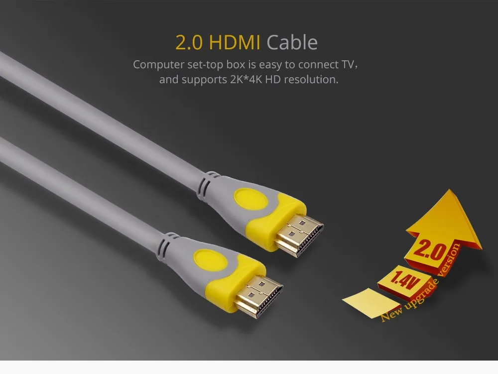 ThundeaL 2,0 HDMI кабель 1,5 м 3 м 5 м 10 м видео аудио кабель HDMI проектор папа-папа удлинитель адаптер Кабо kable 4 к 3D 2160P