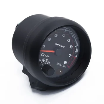 

12V 3.75In Car Engine Rev Counter Tacho Tachometer Shift Light With Mounting Kit