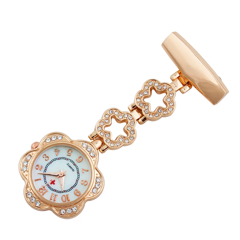 

ALK VISION Clip-on Fob Nurse Watch Brooch Hanging Watches Nurse Japan Quartz Movement Men Women Steel Pocket Watch relogio
