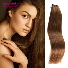 Peruvian Weave Straight 18-22 inches 100 Virgin Human Hair Weave Brown Bundle deals 1pcs/lot Human Hair Extensions Cheap Price
