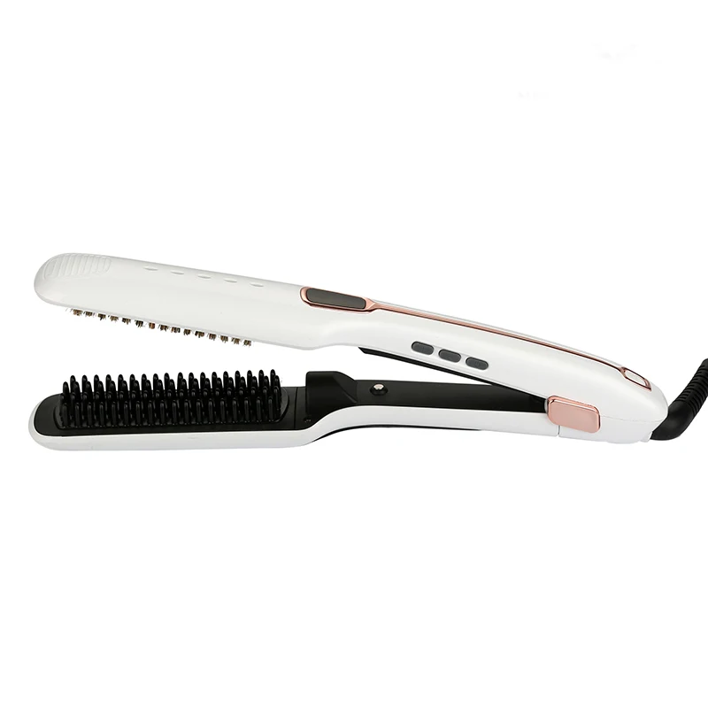 

Professional Steam Hair Straightener Iron Ceramic Vapor Electric Flat Iron Seam Hair Straightening Steamer Hair Styling Tools