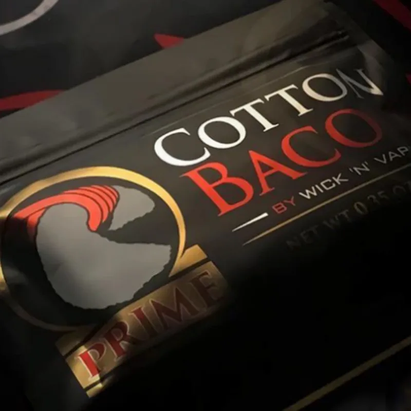 Хлопок Bacon 2 0 10 шт./пакет 100% чистый Rda Rba Rta rdтакая новая V2 для вейпа| |